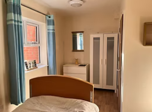 Care home bedroom